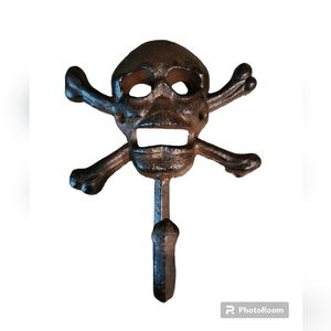 Cast Iron Skull Hook